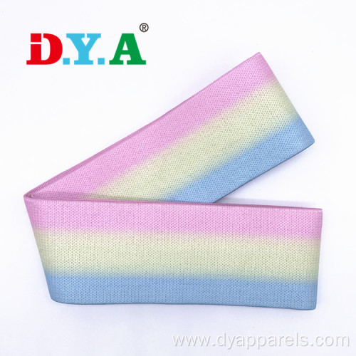 Customized Rainbow Hip Resistance Bands Rainbow Booty Bands